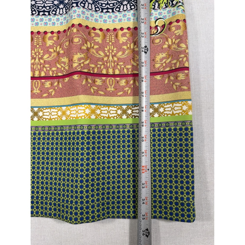 Clover Canyon Womens XS Multi Color Baroque Print Scuba Sheath Dress - Picture 8 of 8